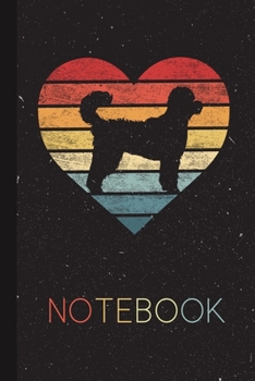 Notebook: Goldendoodle Lover Gifts Present for Doodle Pet Owner Silhouette Blank Lined Notebook for Dog Mom Dad Cool Gift Idea for Men Women Kids Journal Thanksgiving Birthday Journal for Her Him