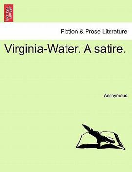 Paperback Virginia-Water. A satire. Book
