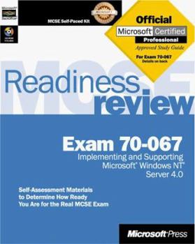 Paperback MCSE Readiness Review Exam 70-067 Microsoft Windows NT Server 4.0 [With *] Book