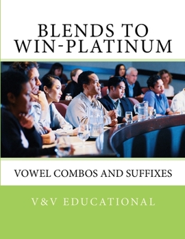 Paperback Blends to Win-Platinum: Vowel Combos and Suffixes Book