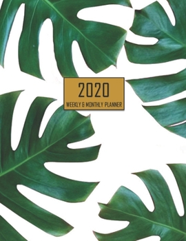 2020 Planner Weekly, Daily and Monthly: January 2020 to December 2020: Weekly, Monthly and Daily Planner + Calendar Views+ To do List-8X11 Inch-176 Pages.