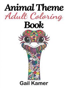 Paperback Animal Theme Adult Coloring Book