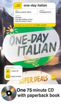 Audio CD Teach Yourself One-Day Italian (Book + 1cd) [With Book] Book