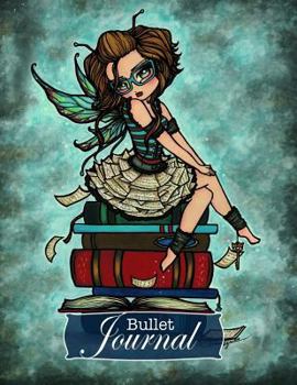 Paperback Bullet Journal: LARGE 8.5x11 Grid Dot Library Fairy Book