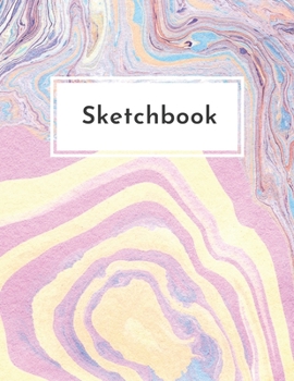 Paperback Sketchbook: Large 8.5" x 11" Sketchbook Journal (100 Blank White Pages) Book