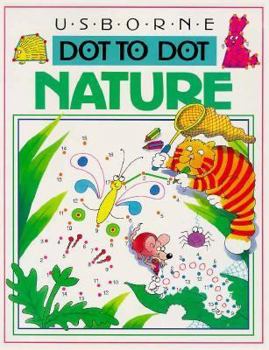 Paperback Usborne Dot to Dot Nature Book