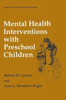 Paperback Mental Health Interventions with Preschool Children Book