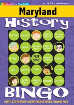 Hardcover Maryland History Bingo Game! Book