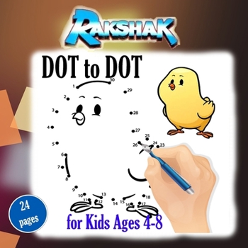 Paperback Rakshak dot to dot: books adults for kids ages 4-8 Book