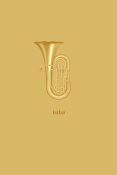 Paperback Tuba: Blank Sheet Music Journal 6" x 9" 100 pages Minimal Design Book