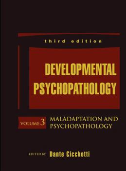 Hardcover Developmental Psychopathology, Maladaptation and Psychopathology Book