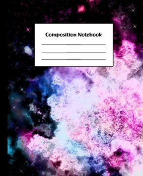 Composition Notebook: Purple Star Nebula Galaxy | College Ruled Back To School Notebook For Students, Kids, Teens, Adults & Teachers | Creative ... & Journaling 49 (Composition Notebooks)