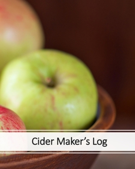 Paperback Cider Maker's Log Book