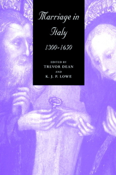 Marriage in Italy, 1300-1650
