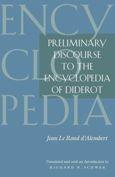 Paperback Preliminary Discourse to the Encyclopedia of Diderot Book