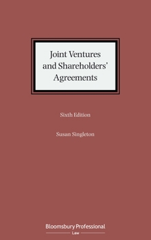 Hardcover Joint Ventures and Shareholders' Agreements Book