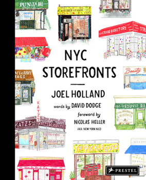 Hardcover NYC Storefronts: Illustrations of the Big Apple's Best-Loved Spots Book