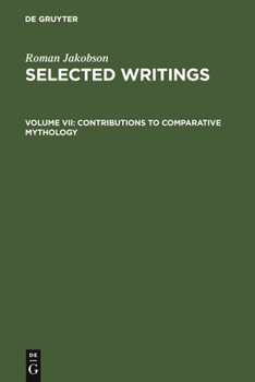 Hardcover Contributions to Comparative Mythology: Studies in Linguistics and Philology, 1972-1982 Book