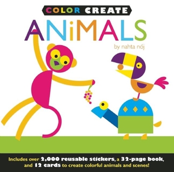 Hardcover Color Create: Animals Book