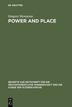 Hardcover Power and Place Book