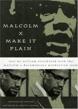 Hardcover Malcolm X: Make It Plain Book