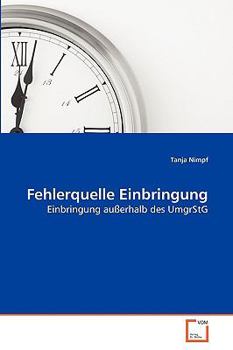 Paperback Fehlerquelle Einbringung [German] Book