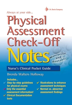 Spiral-bound Physical Assessment Check-Off Notes Book