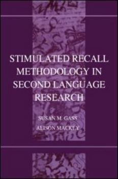 Paperback Stimulated Recall Methodology PR Book