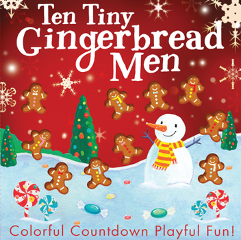 Paperback Ten Tiny Gingerbread Men Book