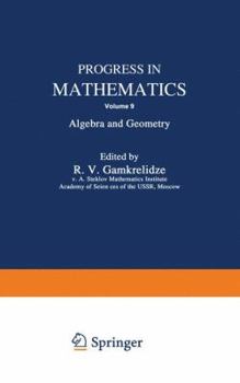 Paperback Progress in Mathematics: Algebra and Geometry Book