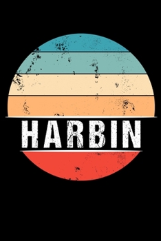 Paperback Harbin: 100 Pages 6 'x 9' -Dot Graph Paper Journal Manuscript - Planner - Scratchbook - Diary Book