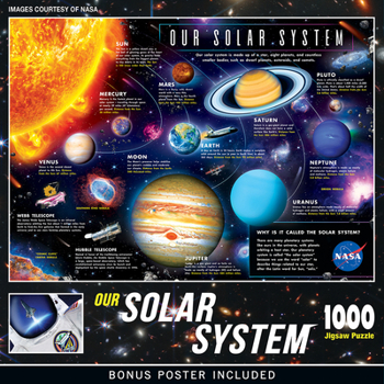 Misc. NASA - The Solar System 1000pc Puzzle Book
