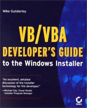 Paperback VB/VBA Developer's Guide to the Windows Installer Book