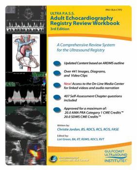 Spiral-bound ULTRA P.A.S.S Adult Echocardiography Registry Review Workbook Book