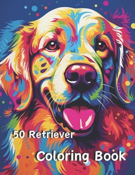 50Pcs Coloring Book for 4-8 kid Who Loves Dogs: Tracing the Golden Footprints
