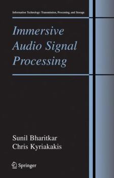 Paperback Immersive Audio Signal Processing Book