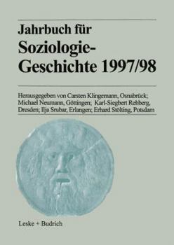 Paperback Jahrbuch Für Soziologiegeschichte 1997/98 [German] Book