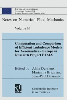 Paperback Computation and Comparison of Efficient Turbulence Models for Aeronautics -- European Research Project Etma Book