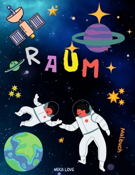 RAUM malbuch: Raum Färbung mit Planeten, Astronauten, Raumschiffe, Raketen, Sterne für Kinder.