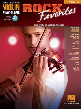 Hardcover Rock Favorites: Violin Play-Along Volume 49 Book