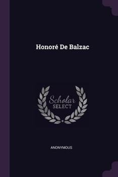 Paperback Honoré De Balzac Book