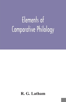 Paperback Elements of comparative philology Book