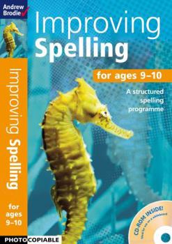Paperback Improving Spelling 9-10 Book