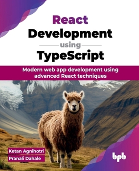 Paperback React Development using TypeScript: Modern web app development using advanced React techniques (English Edition) Book