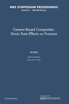 Paperback Cement-Based Composites: Volume 64: Strain Rate Effects on Fracture Book