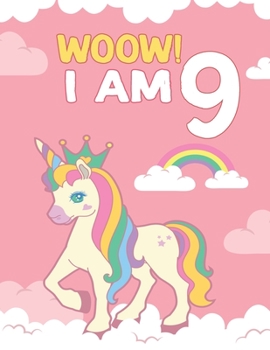 Paperback I am 9: Birthday Journal Happy Birthday 9 Years Old - Journal for kids - 9 Year Old Christmas birthday gift Book