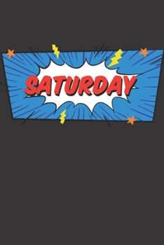 Saturday: Blank Lined Journal to Write in For Work or Office Funny Notebooks for Adults