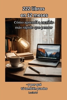 222 libros en 12 meses: Cómo aprendí a escribir más rápido que pensar y por qué tú también puedes (Spanish Edition)