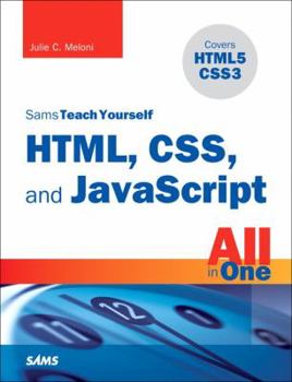 Paperback Sams Teach Yourself HTML, CSS, and JavaScript All in One Book