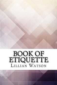 Paperback Book of Etiquette Book